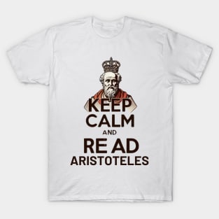 Cita filosófica de Aristoteles para estoicos T-Shirt